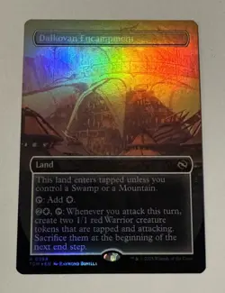 MTG Dalkovan Encampment (Borderless) Tarkir: Dragonstorm Foil LP - Image 1