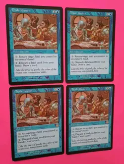 Magic the Gathering MTG Mercadian Masques TRADE ROUTES X 4 R LP/EX 1999! - Image 2