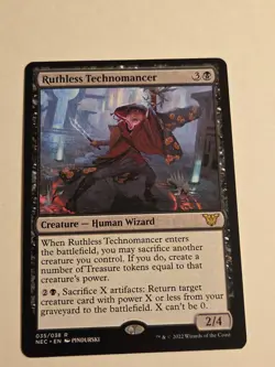 Ruthless Technomancer X1 NEO MTG Kamigawa Neon Dynasty - Image 1
