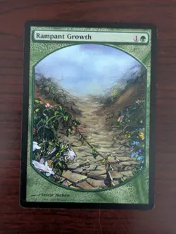 MTG Player Rewards Promo Harrow and Rampant Growth, see pics and desc - Image 2