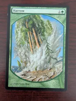 MTG Player Rewards Promo Harrow and Rampant Growth, see pics and desc - Image 3