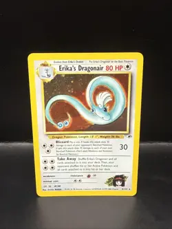 Pokemon TCG Erika's Dragonair Gym Heroes 4/132 Holo Unlimited Holo Rare - Image 3