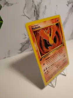 Pokemon TCG Moltres Fossil Card 27/62 Non Holo First Edition LP - Image 2