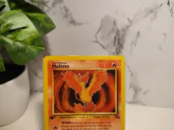 Pokemon TCG Moltres Fossil Card 27/62 Non Holo First Edition LP - Image 4