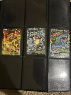 2016 POKEMON XY PROMO XY122 FULL ART/BLASTOISE EX Charzard EX And Venusaur EX - Image 1