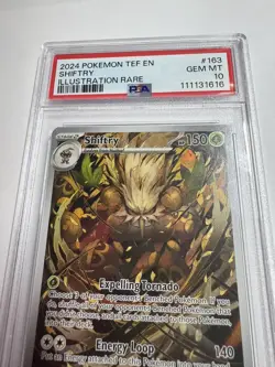 2024 POKEMON TEF EN-TEMPORAL FORCES ILLUSTRATION RARE #163 SHIFTRY PSA 10 - Image 1
