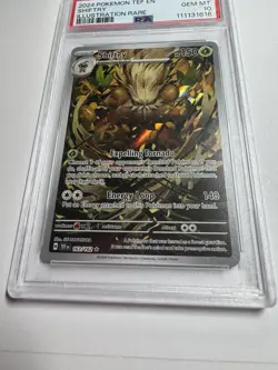 2024 POKEMON TEF EN-TEMPORAL FORCES ILLUSTRATION RARE #163 SHIFTRY PSA 10 - Image 5