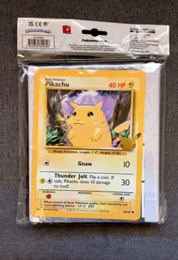 Pokemon 25th Anniversary - First Partner Collector's Binder Pikachu Celebrations - Image 1