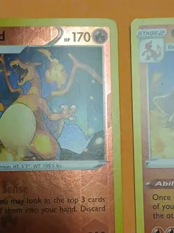 Pokemon Sword & Shield Vivid Voltage Charizard 025/185 Reverse Holo Playset - Image 4