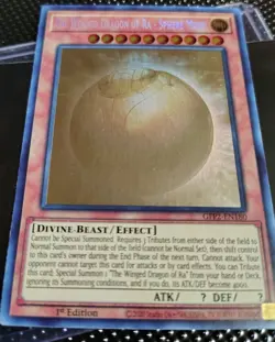 Yugioh The Winged Dragon of Ra - Sphere Mode (Ghost Rare) GFP2-EN180 NM M - Image 1