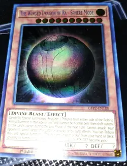 Yugioh The Winged Dragon of Ra - Sphere Mode (Ghost Rare) GFP2-EN180 NM M - Image 2