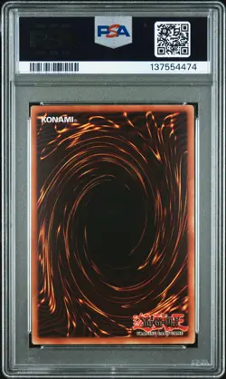 2002 YU-GI-OH! STARTER DECK: KAIBA #001 BLUE-EYES WHITE DRAGON PSA 7 - Image 2