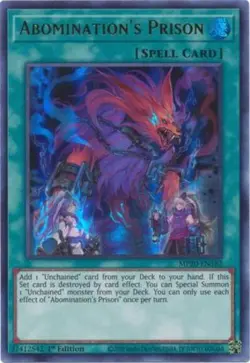 Abomination's Prison - MP20-EN182 - Ultra Rare - 1st Edition Near Mint Yugioh Ca - Image 1