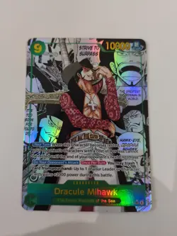 One Piece CCG Dracule Mihawk Manga SEC Op14-119 English NM - Image 1