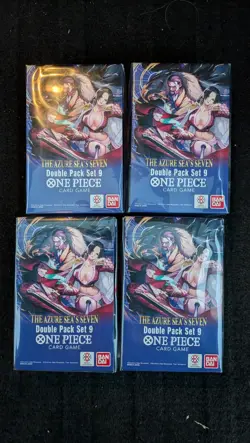 One Piece [OP-14 EB-04] The Azure Sea's Seven Double Pack Set 9 Lot Of 4 Boxes!! - Image 1