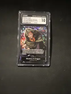 One Piece CCG Monkey D. Dragon OP12-094 Legacy of the Master CGC 10 - Image 1