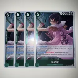 One Piece TCG OP14-029 Tashigi X4 Playset Card Game CCG English - Image 1