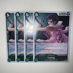 One Piece TCG OP14-029 Tashigi X4 Playset Card Game CCG English - Image 5