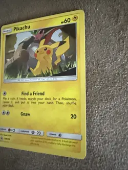 Pikachu SM234 Pikachu Black Star Promo Card LP Condition 2019 - Image 2