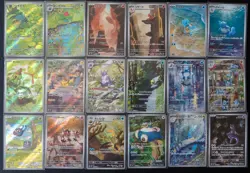 Pokemon Japanese 151 sv2a Complete 18 Card AR Set - Image 1