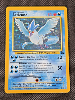 Articuno 2/62 - Pokemon Fossil Set - Holo Card - WotC - LP - Image 1