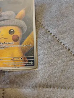 Pikachu Grey Felt Hat Van Gogh Promo SVPEN085 Sealed Pokemon Card Japanese - Image 4