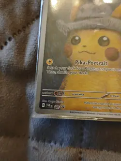 Pikachu Grey Felt Hat Van Gogh Promo SVPEN085 Sealed Pokemon Card Japanese - Image 5