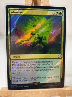 MTG NM Atomize - Universes Beyond: Fallout [PIP] [Surge Foil] - Image 1