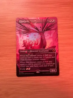 MTG Lorwyn Eclipsed - Catharsis Borderless Foil Near Mint - Image 1