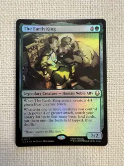 The Earth King R0172 Foil MTG Avatar: The Last Airbender NM - Image 1