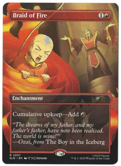 Braid of Fire (2307) Secret Lair Drop SLD Avatar MTG Regular - Image 1