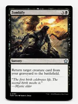 Zombify [Foundations] MTG 💀 - Image 1