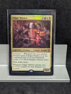 Edgar Markov FOIL X1 LP Commander 2017 MTG - Image 1