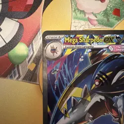 Pokemon Mega Sharpedo ex Full Art Holo 127/094 Phantasmal Flames - Image 2