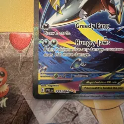 Pokemon Mega Sharpedo ex Full Art Holo 127/094 Phantasmal Flames - Image 5