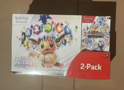 Sealed Pokemon TCG: Costco Prismatic Evolution ETB + Booster Bundle - Image 1
