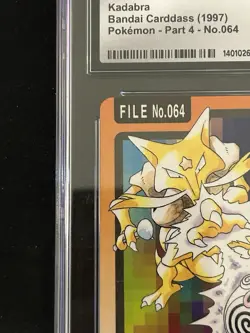 Pokemon TCG Kadabra No.064 Bandai Carddass Pocket Monsters CGC 8 NM-MT - Image 5