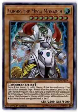 Zaborg the Mega Monarch Ultra Rare Duel Power DUPO-EN079 NM - Image 1