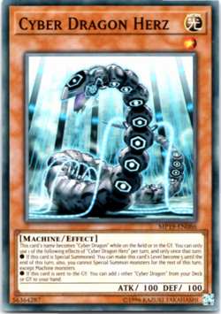 Cyber Dragon Herz - MP19-EN086 - Super Rare Yugioh - Image 1