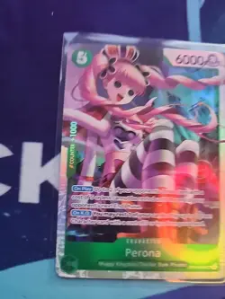 One Piece Perona OP14-033 SR AZURE SEA'S SEVEN ENGLISH OP14 Ships Immediately - Image 2