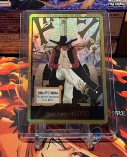 Gold Don!! Dracule Mihawk OP14 Azure Sea’s Seven One Piece TCG English IN-HAND - Image 1