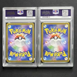 PSA 10 Rocket Meowth Wobbuffet AR 103 109 SV10 Sequential 2-Card Set JP Pokemon - Image 3