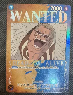 Japanese One Piece Card Game Donquixote Doflamingo Wanted SR ST03-009 - Image 4