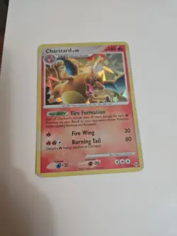 Pokemon TCG Charizard Lv60 Platinum Arceus Holo Card 1/99 Cracked Ice Rare - Image 1