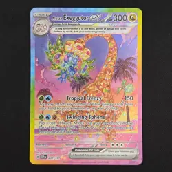 Pokemon TCG Card Alolan Exeggutor ex 242/191 Sv08 Surging Sparks SIR - NM - Image 1