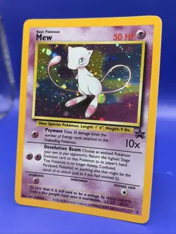 Pokemon Card Mew HOLO Black Star Promo #9 LP - Image 3