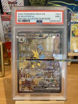 Pokemon Alakazam EX TCG Scarlet & Violet 151 Card 201/165 SIR ENGLISH - PSA 9 - Image 1