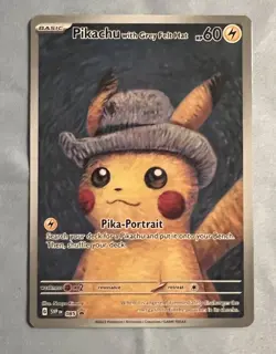 Pikachu with Grey Felt Hat 085 Sv: Scarlet & Violet Promo Cards Regular - Image 1