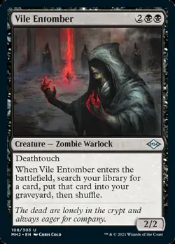 MTG Vile Entomber Modern Horizons 2 Uncommon NM/M - Image 1