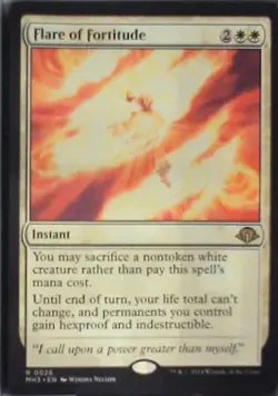 Flare of Fortitude - Modern Horizons 3: #26, Magic: The Gathering Nm C289 - Image 1